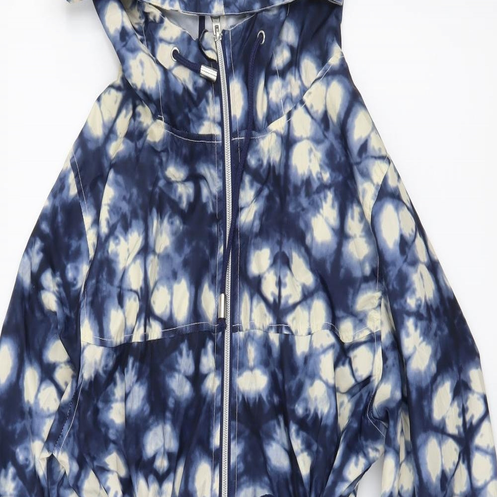 Atmosphere Womens Blue   Parka Coat Size 10  - Tie Dye