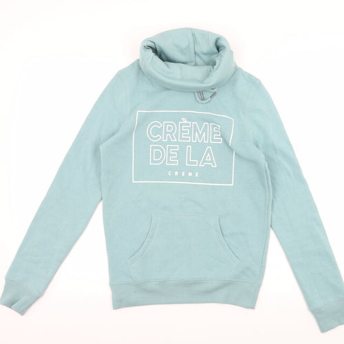 Primark Womens Blue  Jersey Pullover Sweatshirt Size 6  - Creme de la Creme