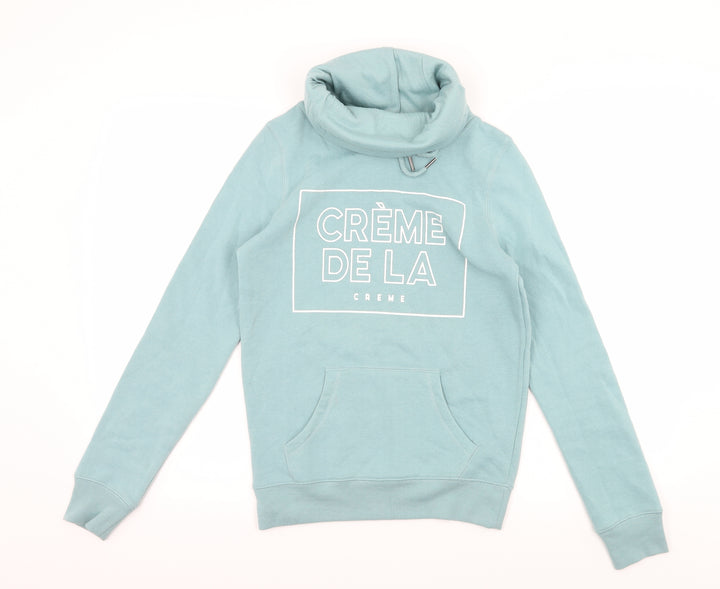 Primark Womens Blue  Jersey Pullover Sweatshirt Size 6  - Creme de la Creme