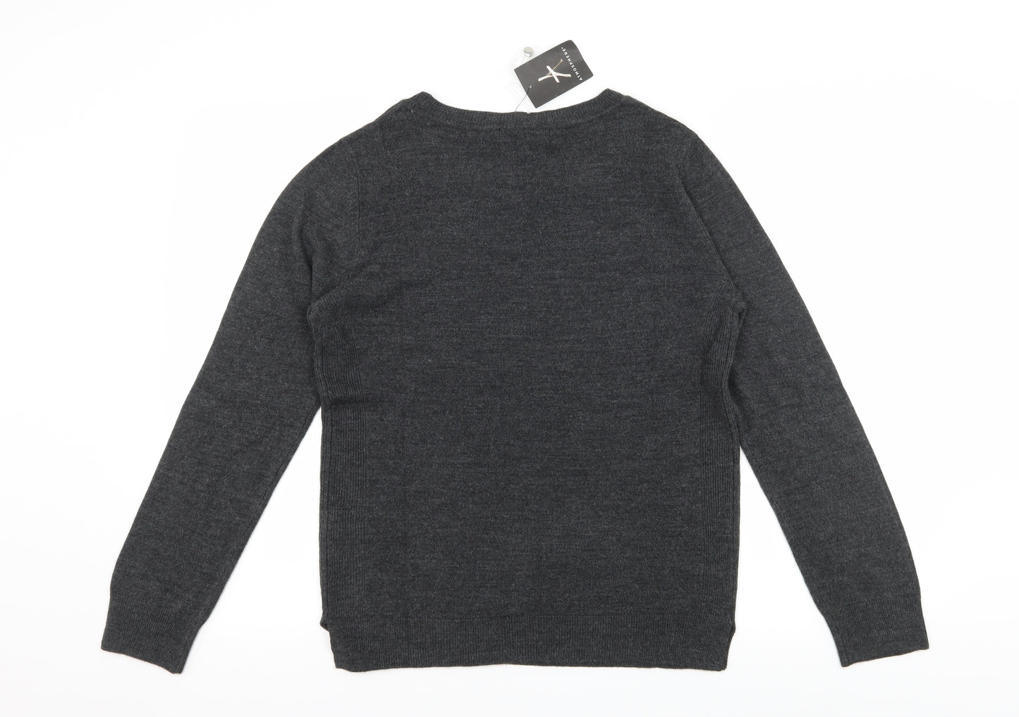 Atmosphere Womens Grey  Knit Pullover Jumper Size 12