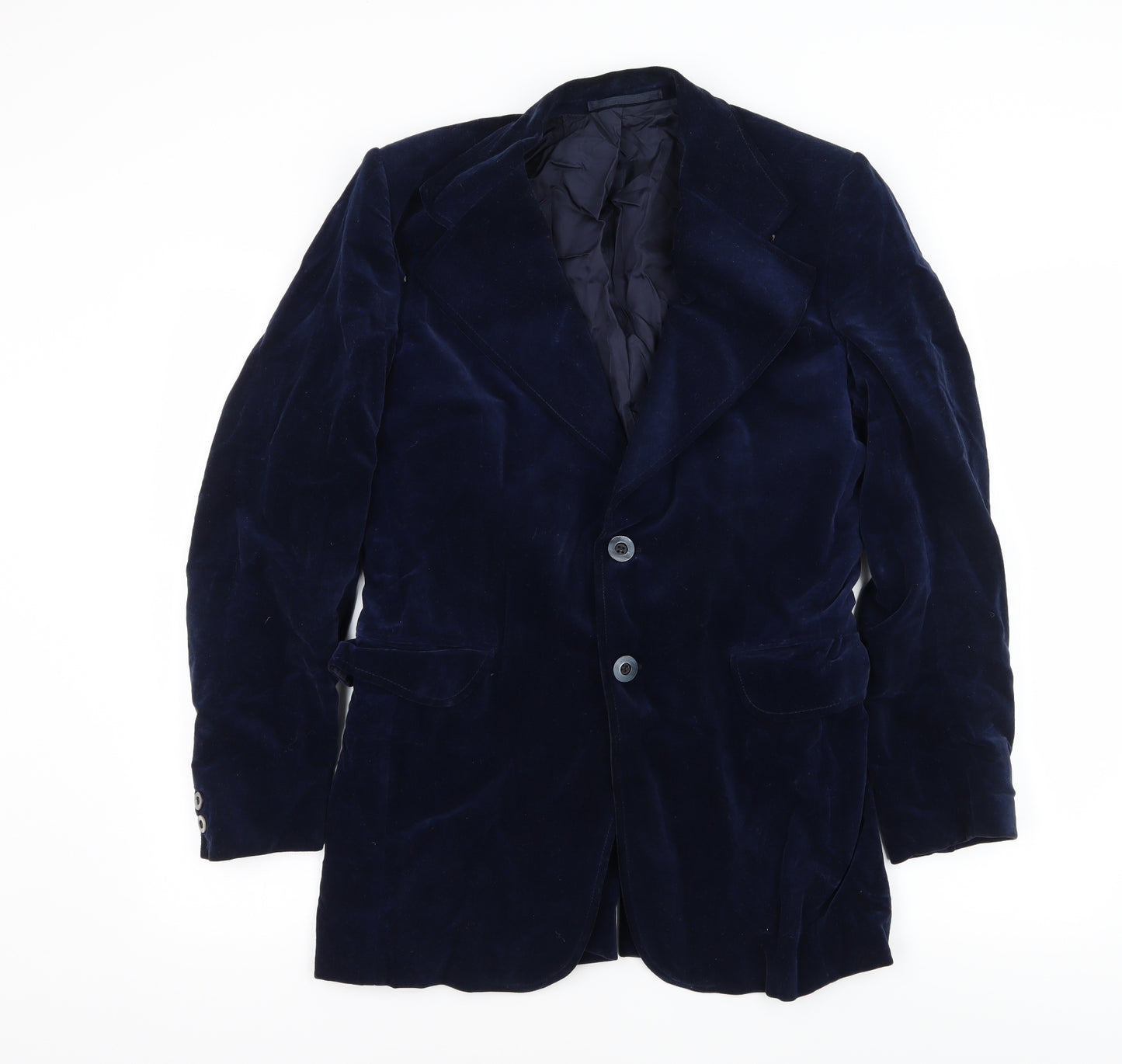 Burton Mens Blue  Velvet Jacket Blazer Size S