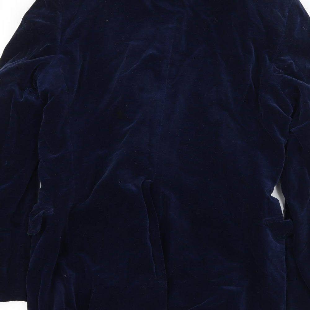 Burton Mens Blue  Velvet Jacket Blazer Size S
