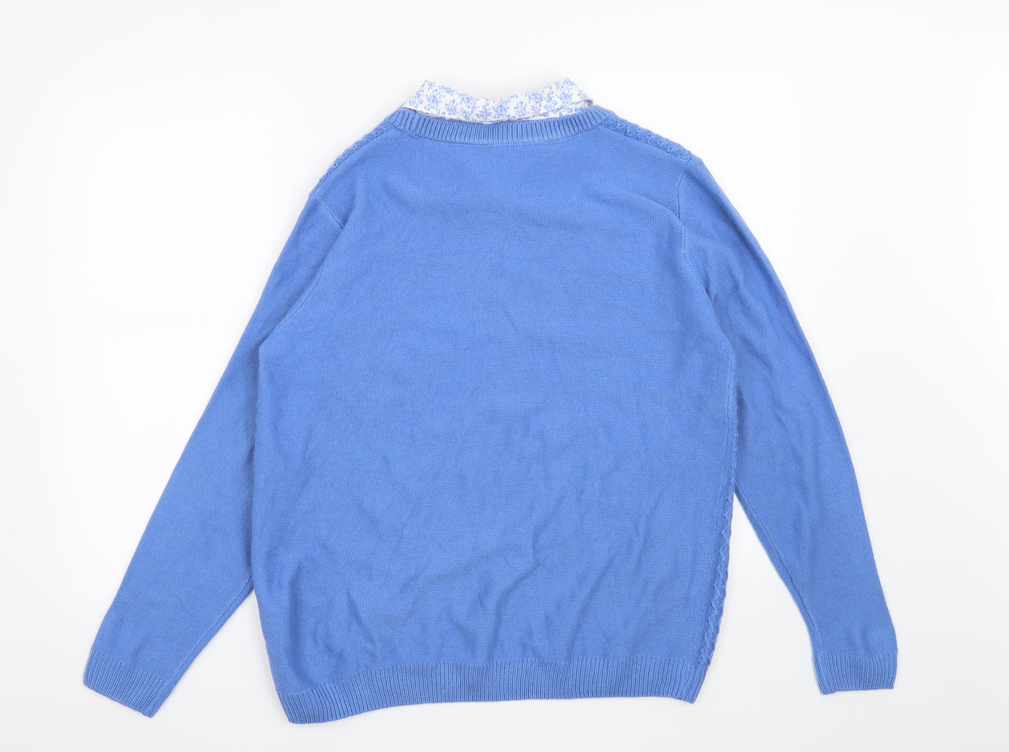 Isle Womens Blue   Pullover Jumper Size 18