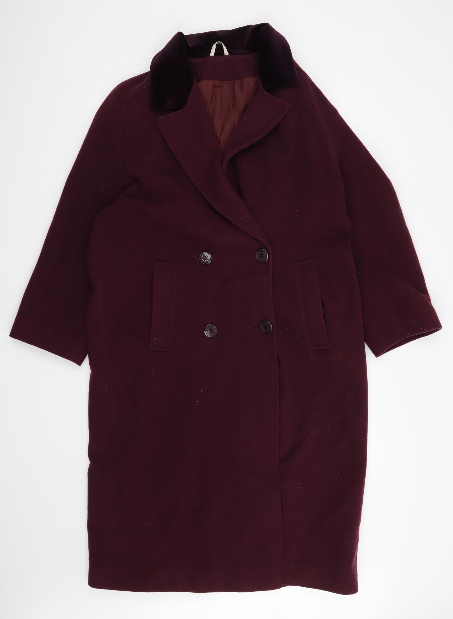 C&A Womens Purple   Overcoat Coat Size 14