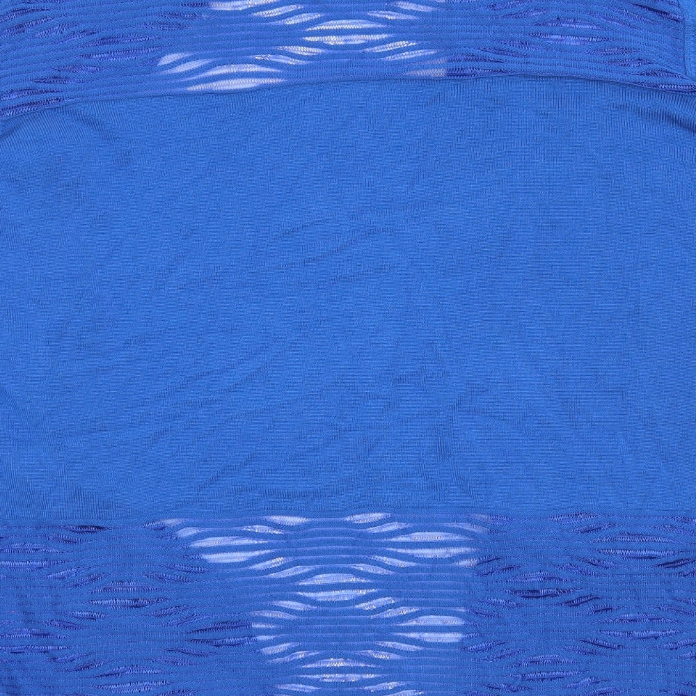 Marks and Spencer Womens Blue   Cardigan Jumper Size 18