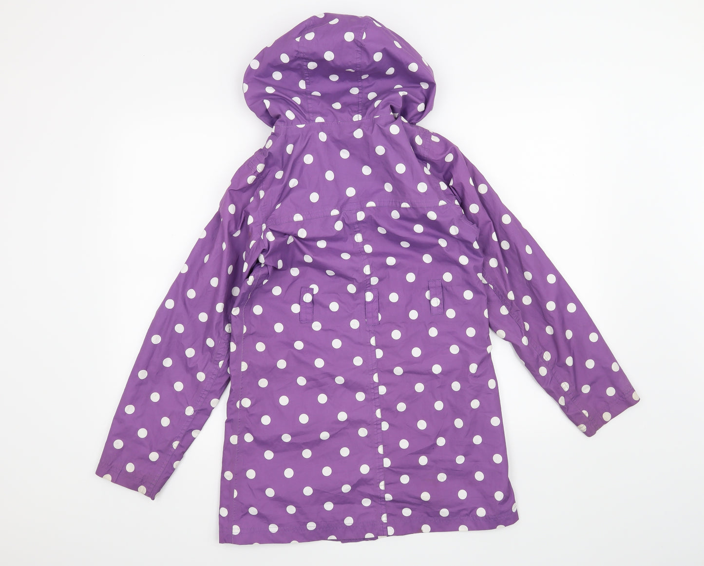 Peter Storm Girls Purple Polka Dot  Jacket  Size 11-12 Years