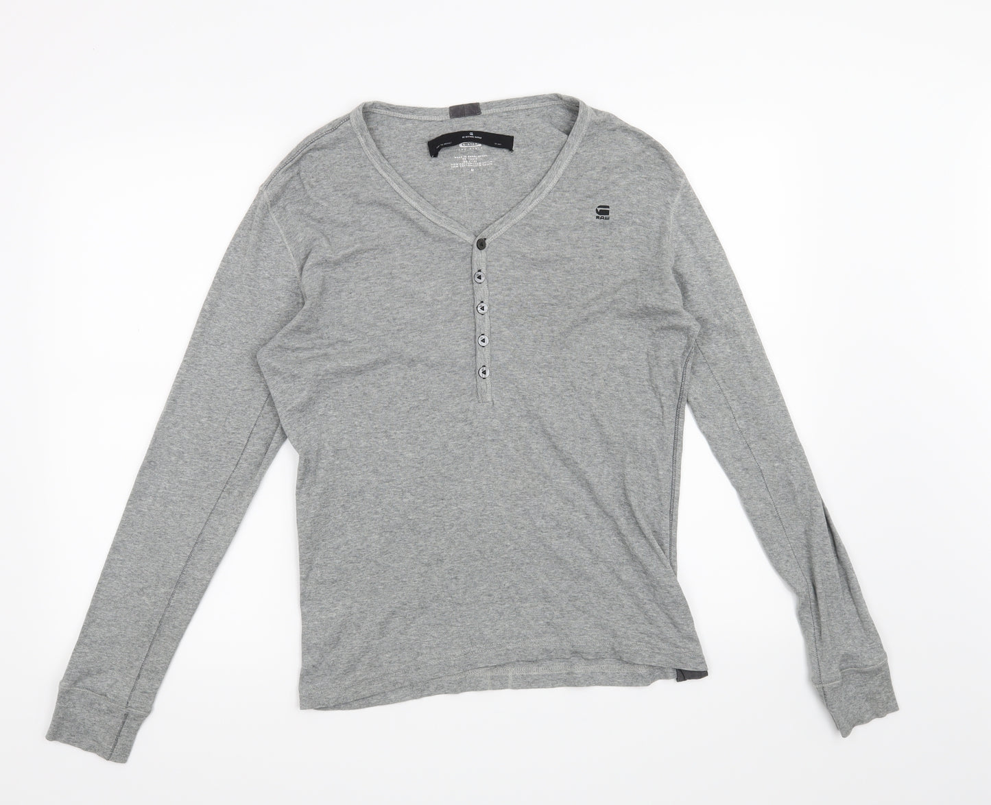 G Star Raw Mens Grey    T-Shirt Size M
