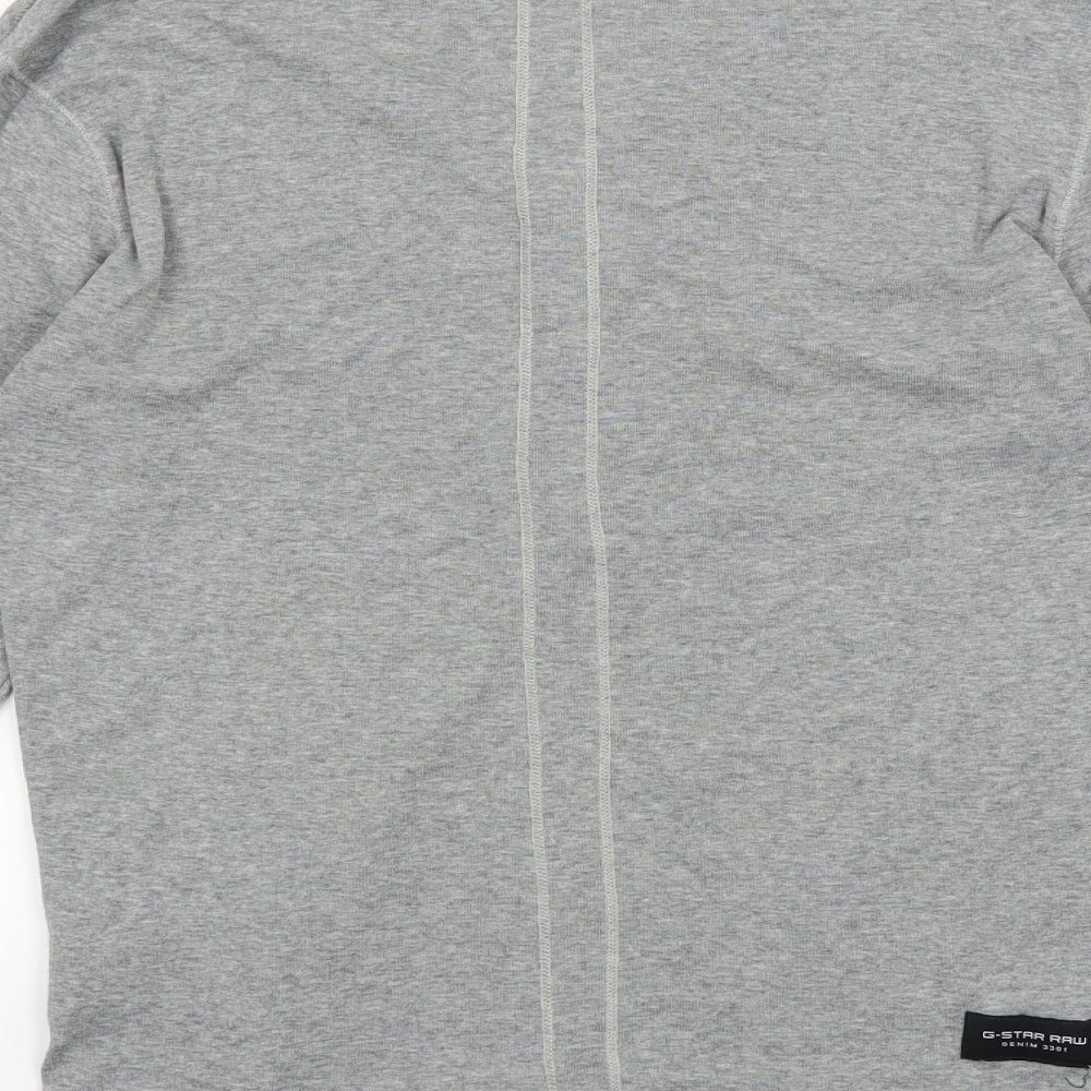 G Star Raw Mens Grey    T-Shirt Size M