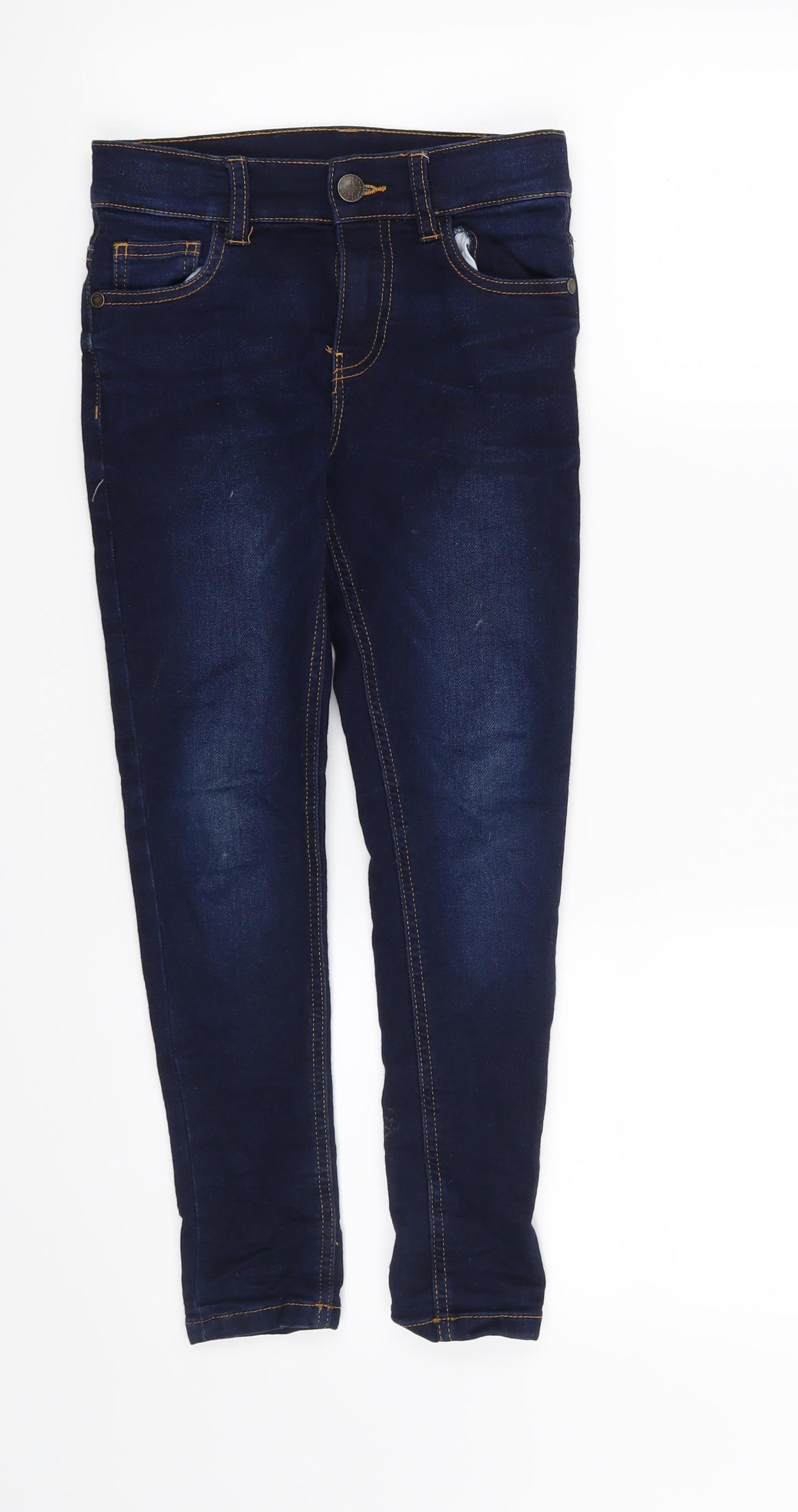 Marks and Spencer Boys Blue   Straight Jeans Size 7-8 Years