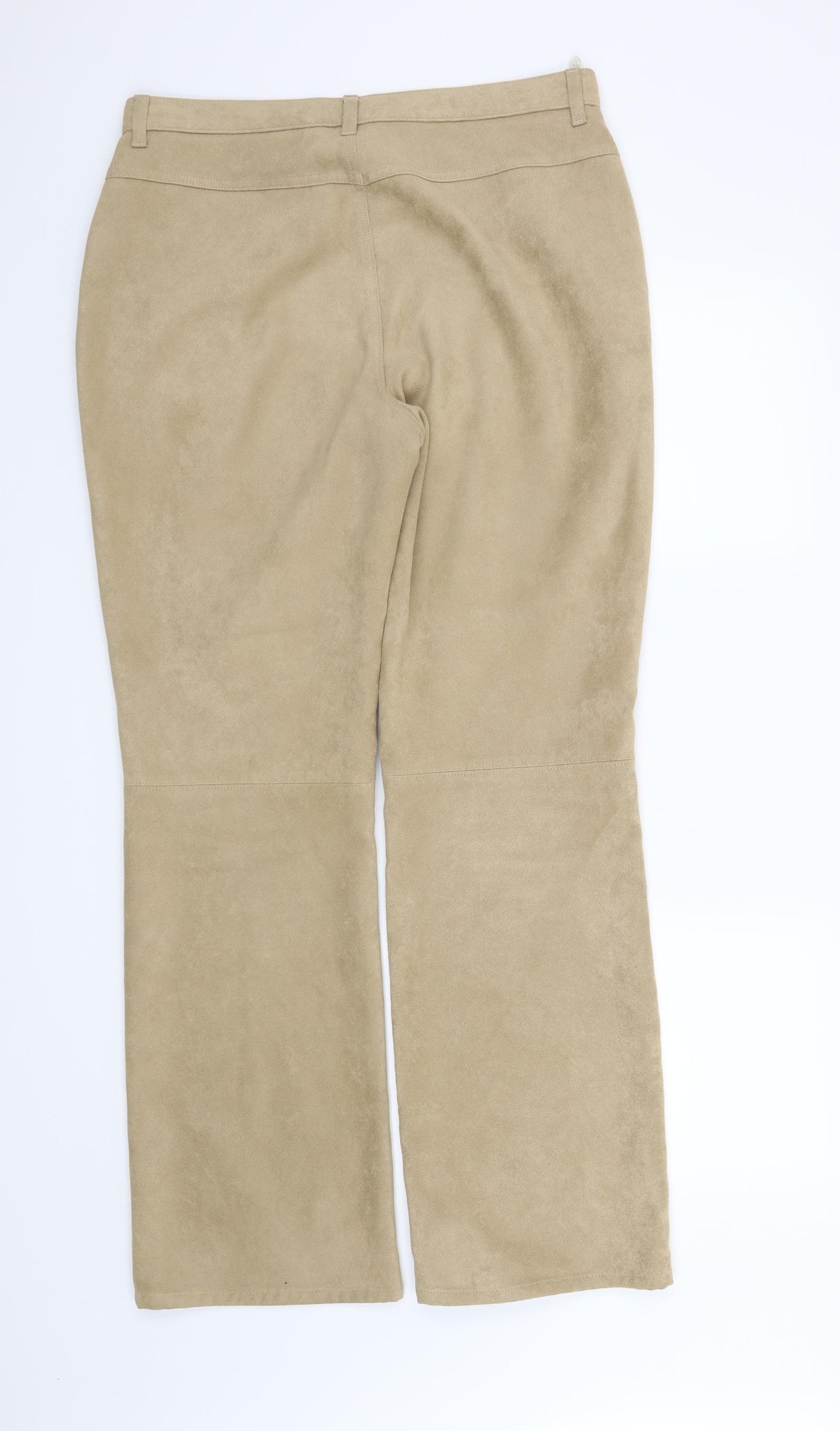 Marks and Spencer Womens Beige   Trousers  Size 16 L32 in