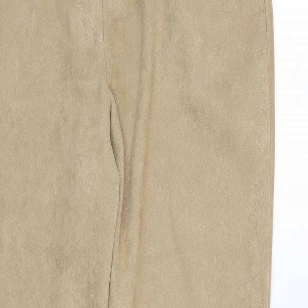 Marks and Spencer Womens Beige   Trousers  Size 16 L32 in
