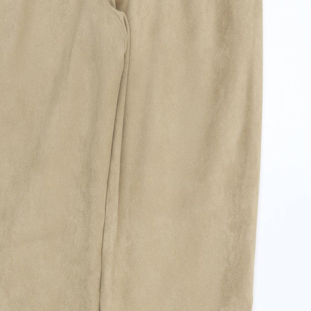 Marks and Spencer Womens Beige   Trousers  Size 16 L32 in