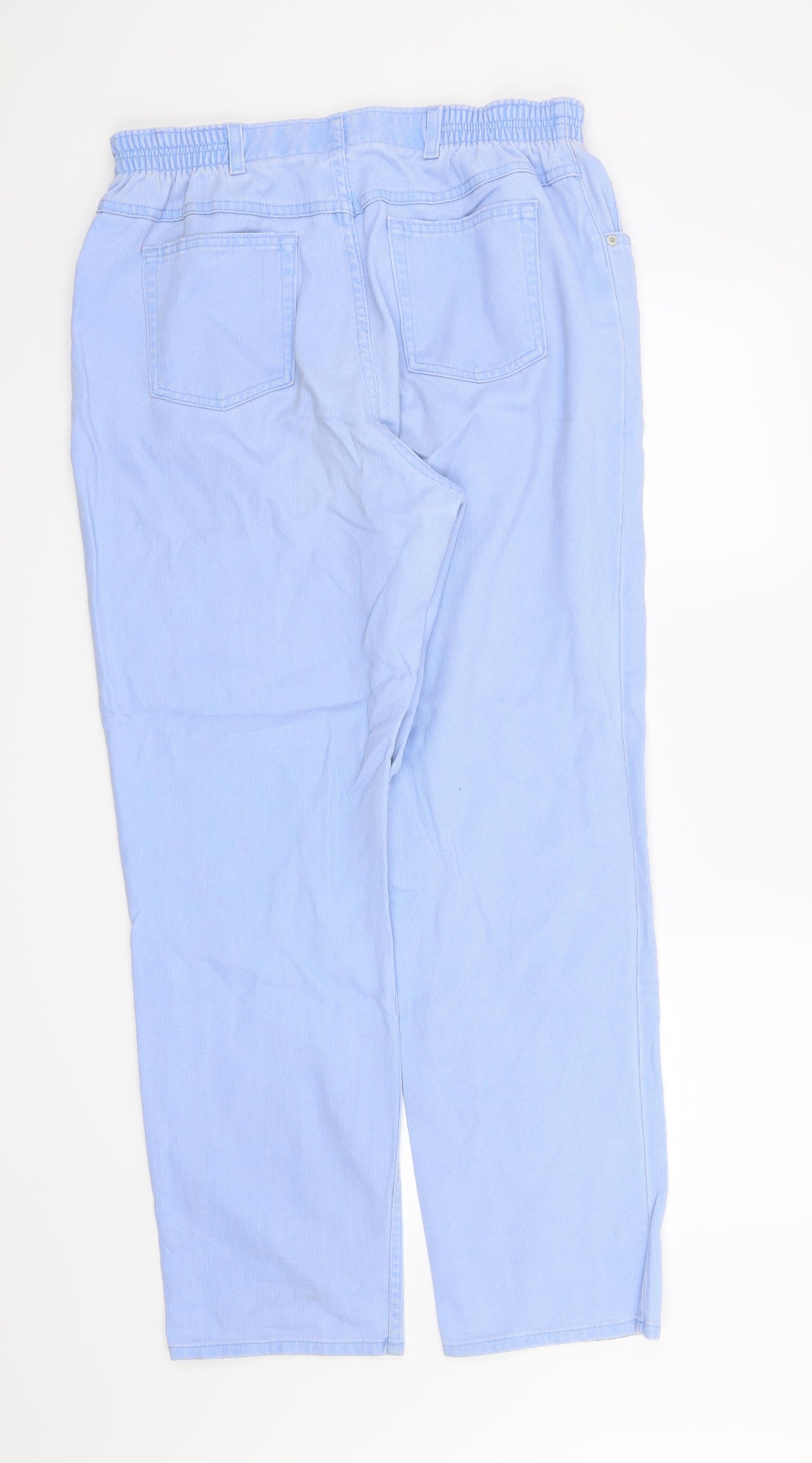 Marks and Spencer Womens Blue   Trousers  Size 16 L31 in