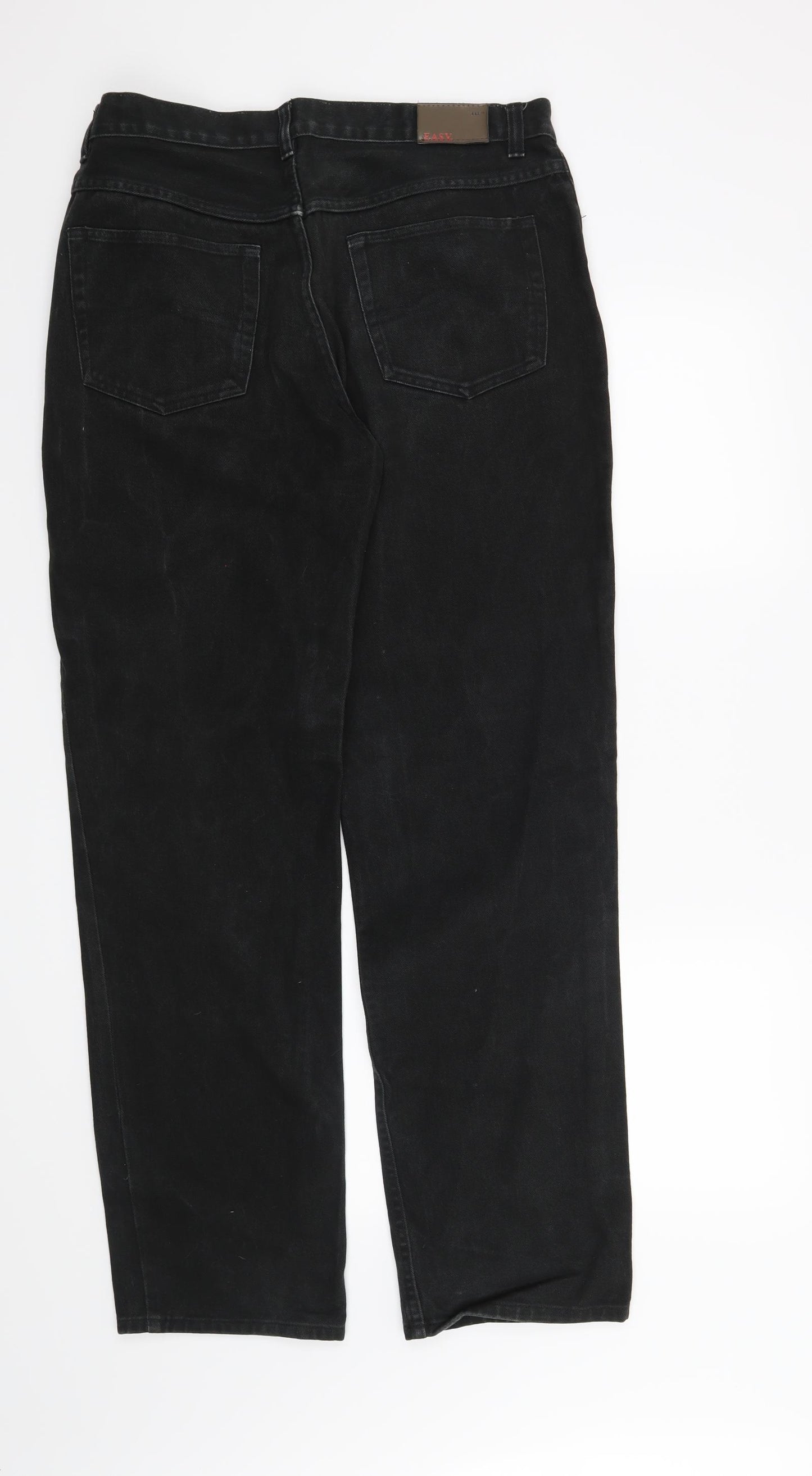 Easy Mens Black   Straight Jeans Size 34 in L34 in