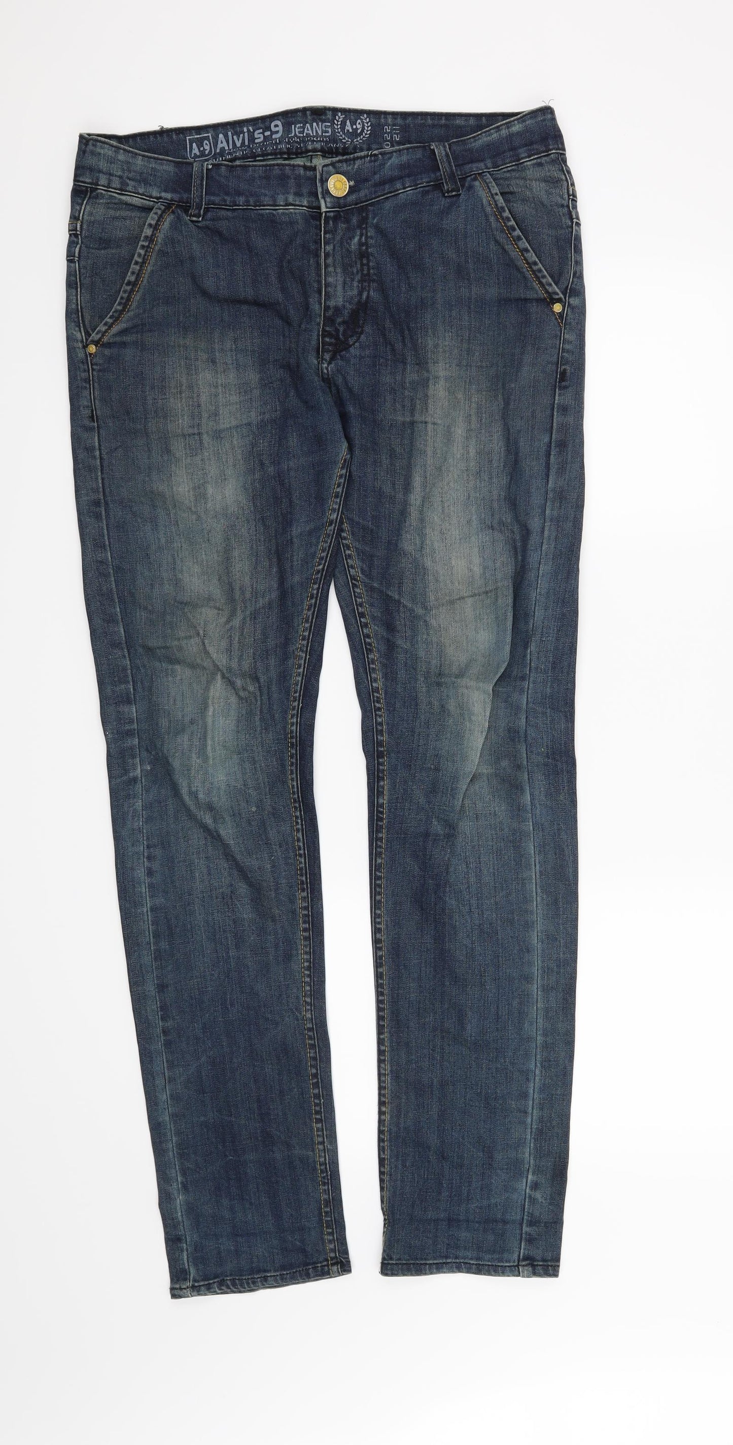 Preworn Mens Blue   Straight Jeans Size 34 in L31 in