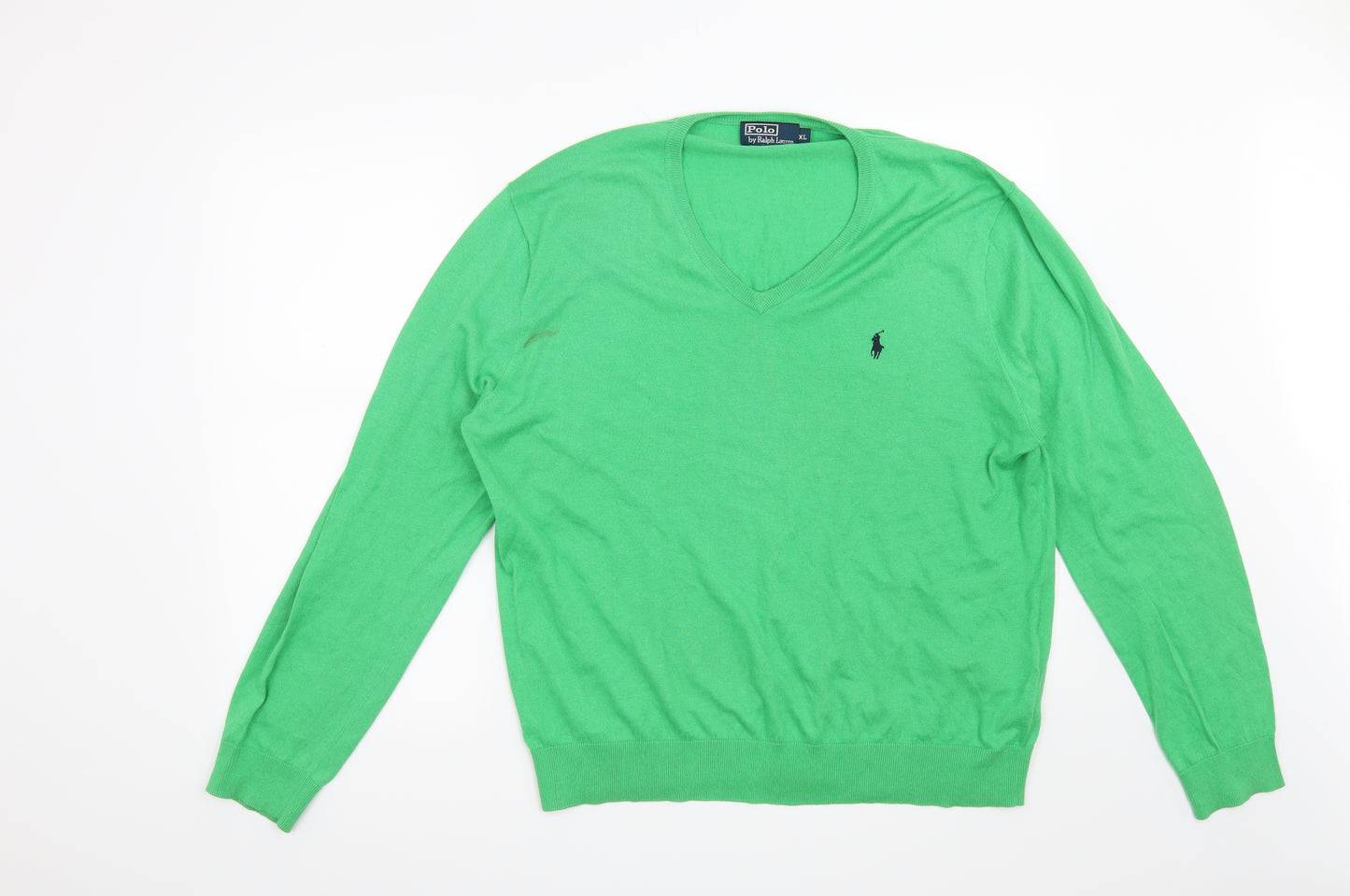 Polo Ralph Lauren Mens Green   Pullover Jumper Size XL
