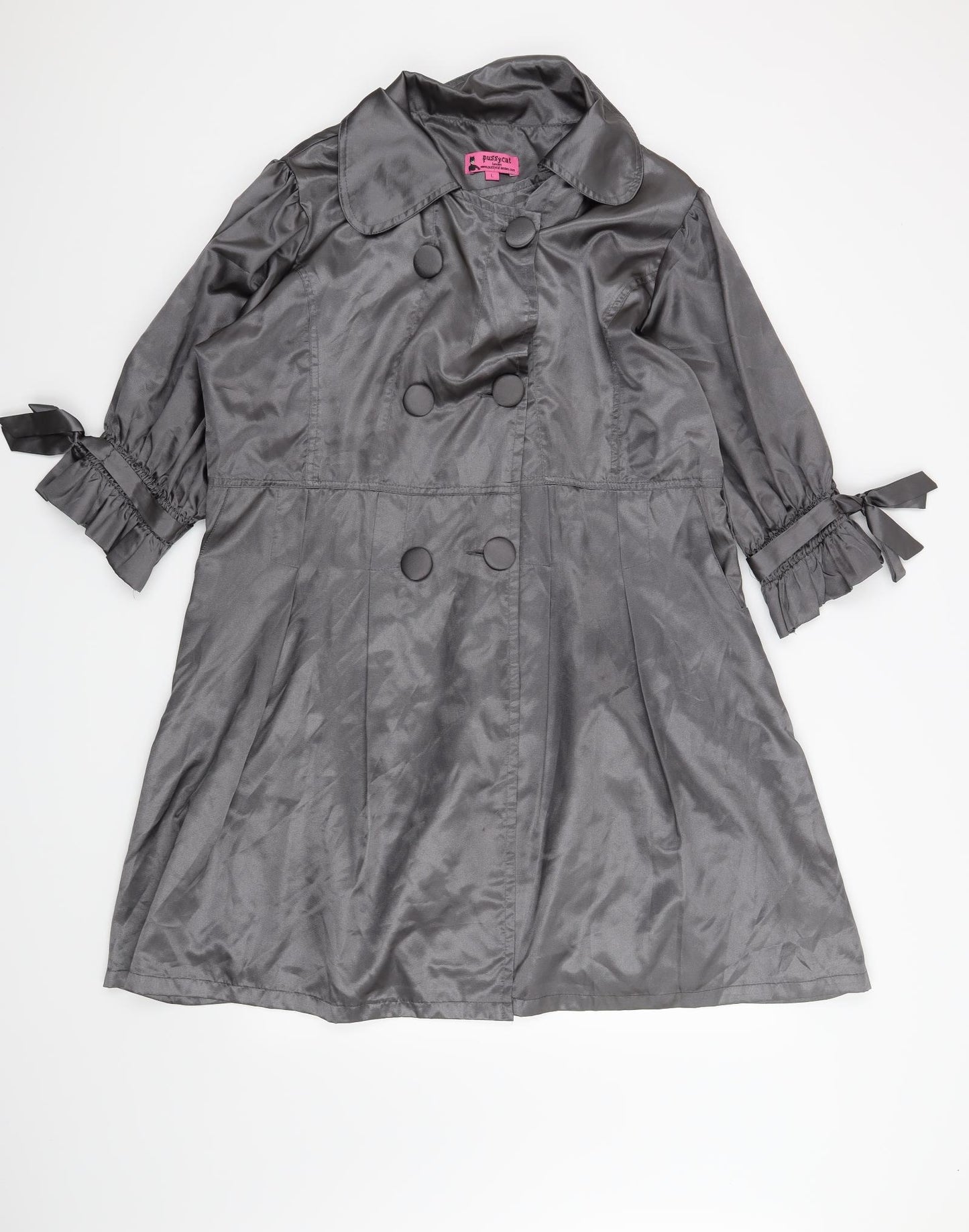 Pussycat London Womens Grey   Jacket  Size L