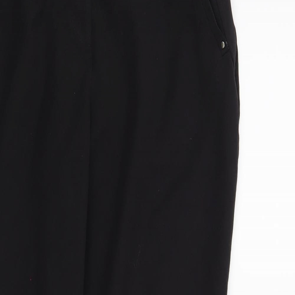 Wallis Womens Black   Trousers  Size 12 L27 in