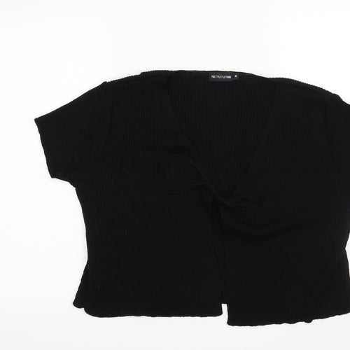 Pretty Little Thing Womens Black   Cardigan Jumper Size M