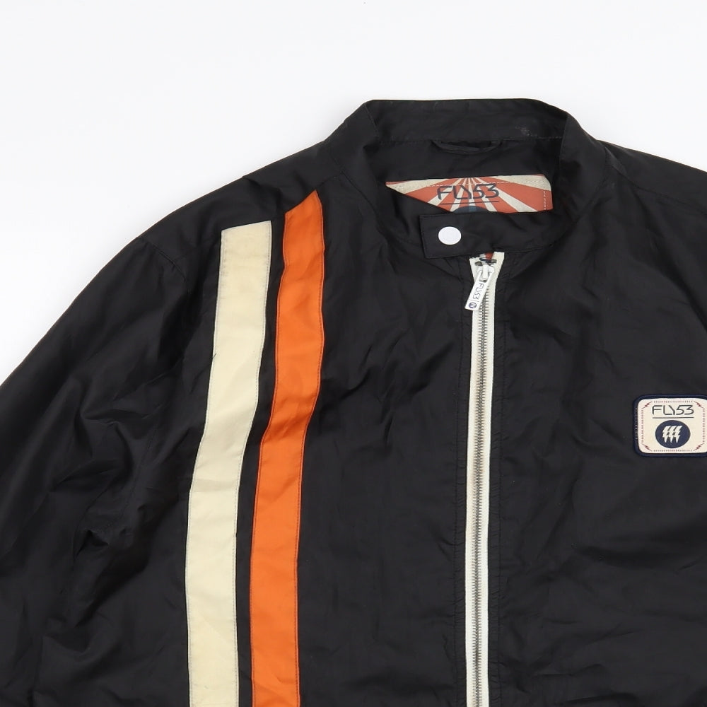Preworn Mens Brown Striped  Jacket  Size XL