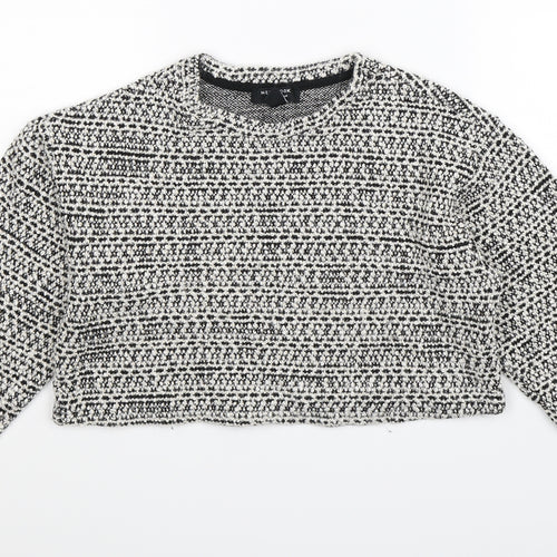 New Look Girls Grey  Knit Pullover Jumper Size 14-15 Years