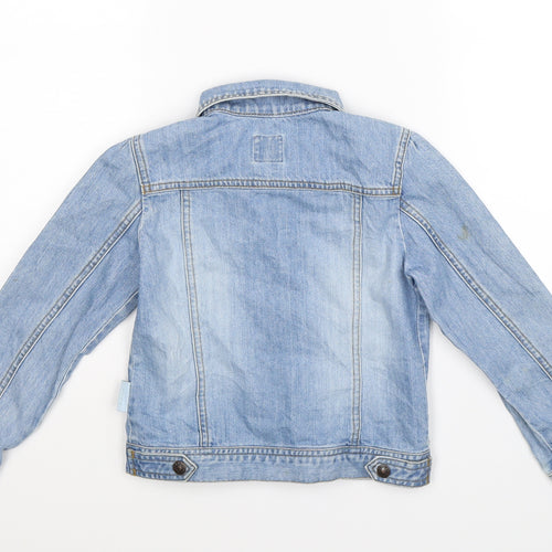 Annie Thornton Girls Blue  Denim Jacket  Size 6 Years