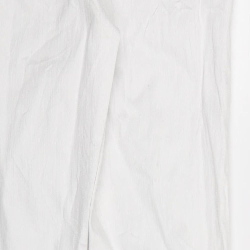 Per Una Womens White  Denim Straight Jeans Size 12 L30 in