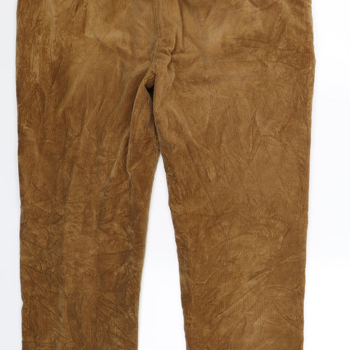 Blue Harbour Mens Brown  Corduroy Trousers  Size 40 L31 in