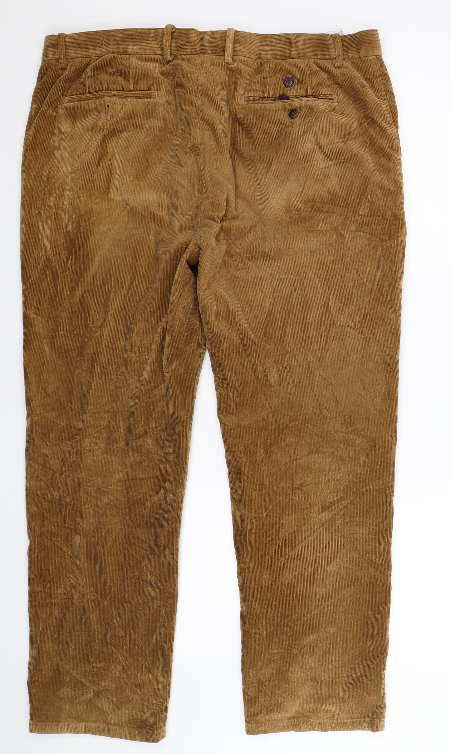 Blue Harbour Mens Brown  Corduroy Trousers  Size 40 L31 in