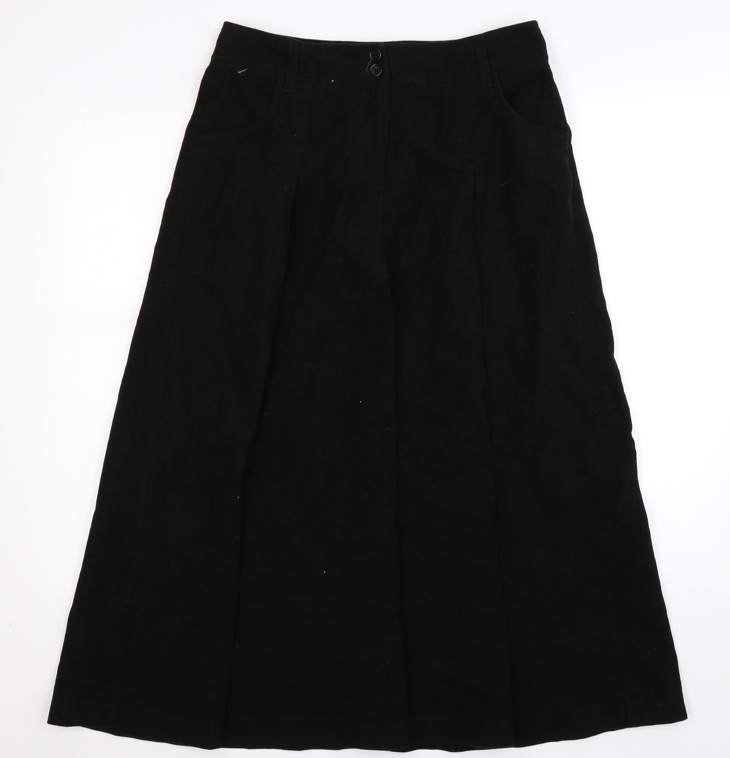Boden Womens Black   Pleated Skirt Size 10