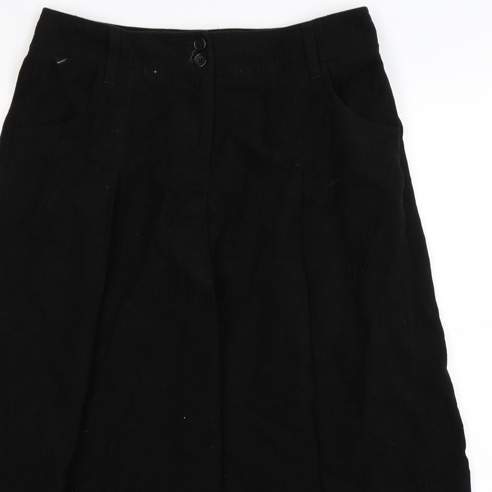 Boden Womens Black   Pleated Skirt Size 10