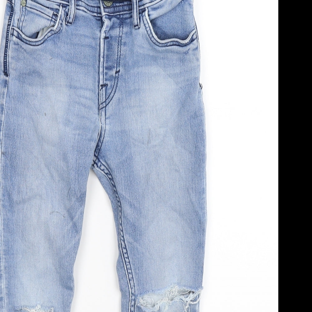 H&M Boys Blue  Denim Jegging Jeans Size 6-7 Years