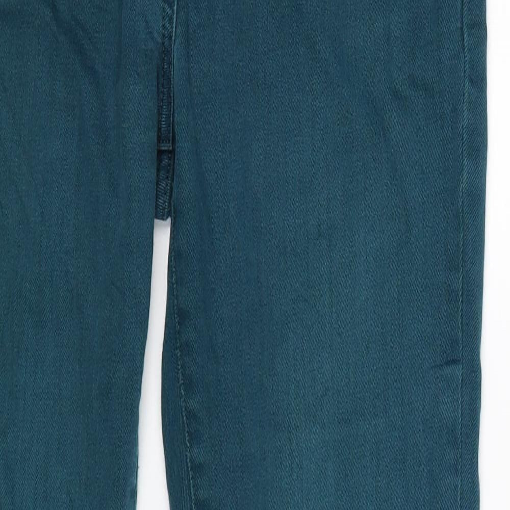 Marks and Spencer Womens Blue  Denim Straight Jeans Size 12 L29 in