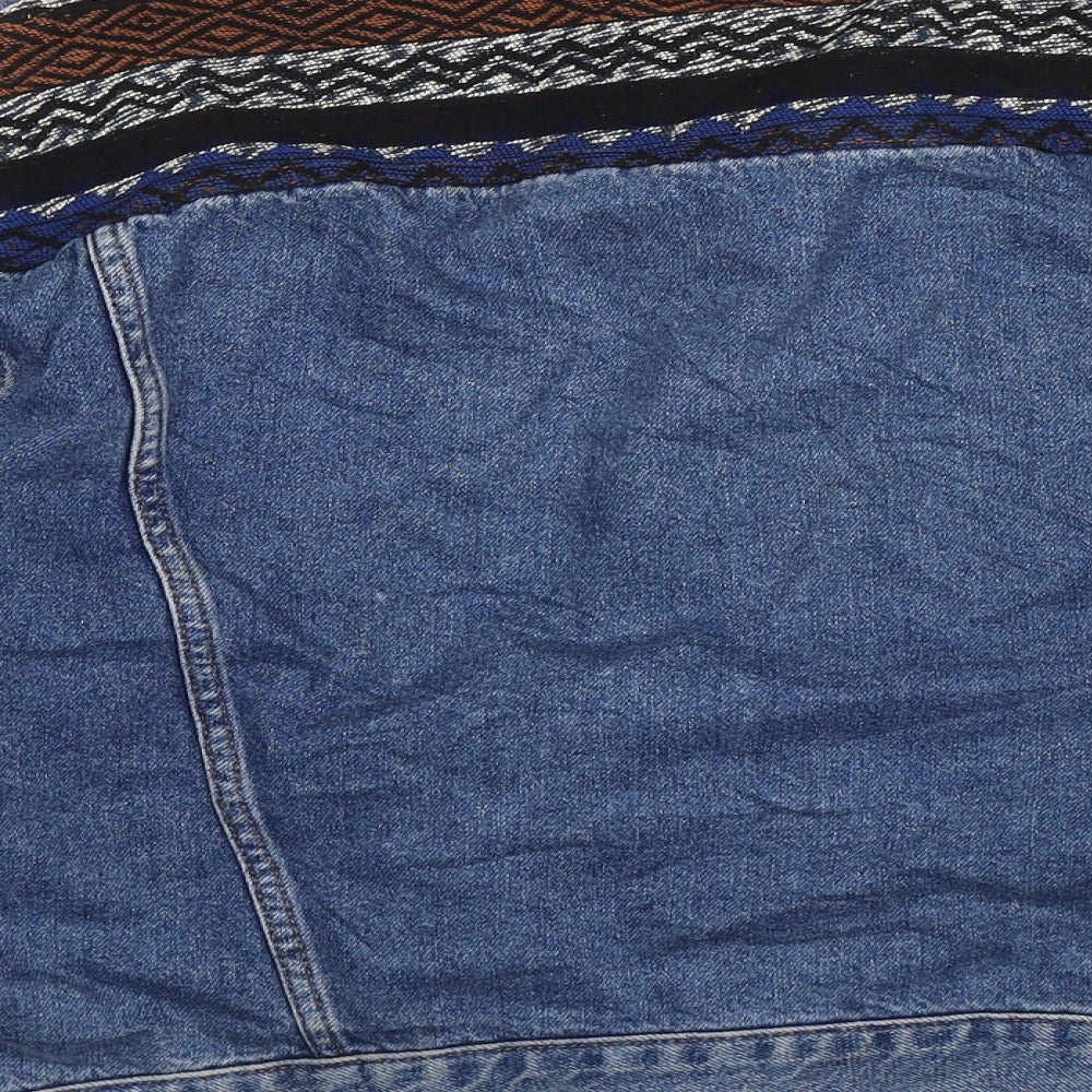 Pull&Bear Womens Blue  Denim Jacket  Size M  - Oversized