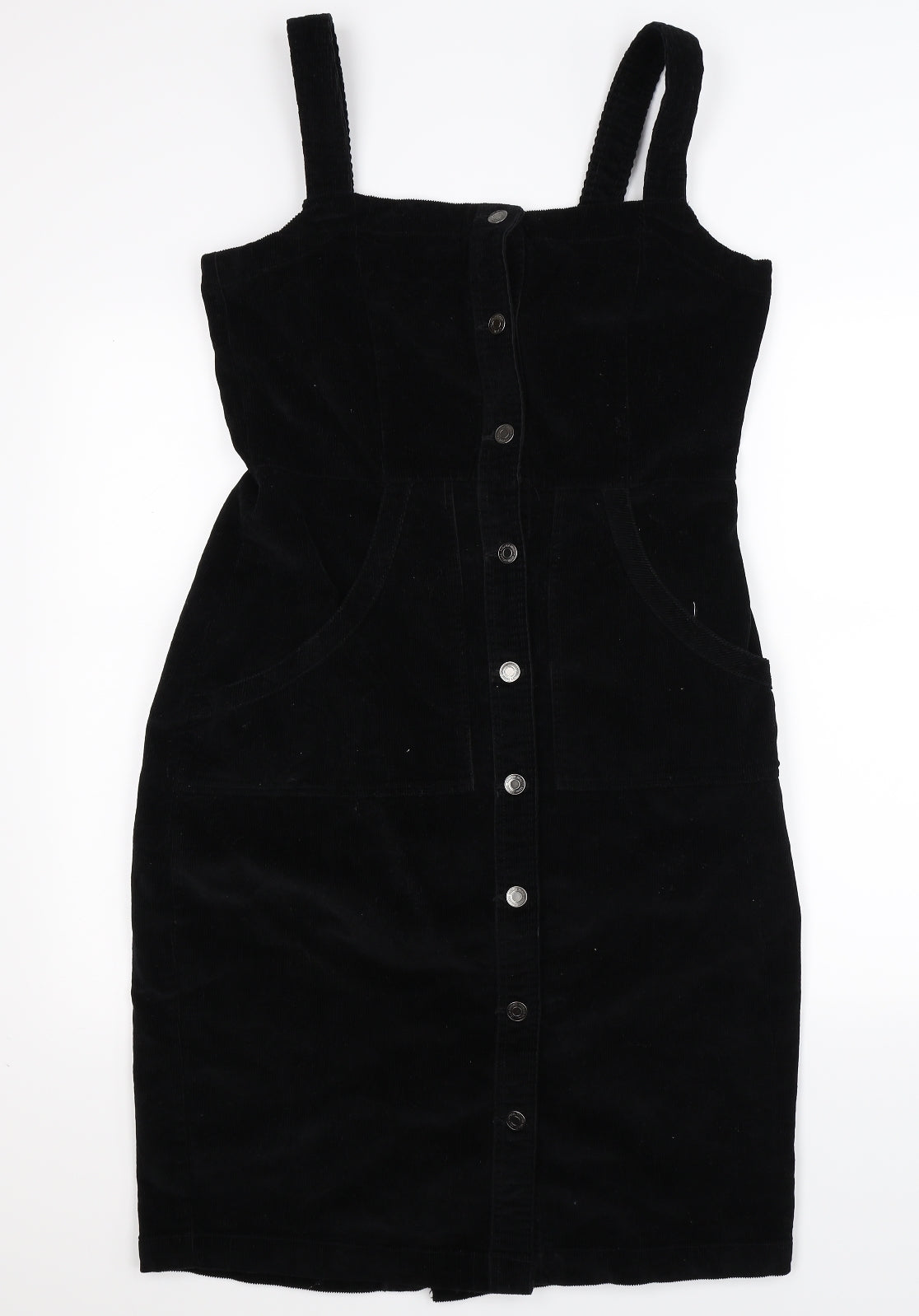 VERO MODA Womens Black  Corduroy Bodycon  Size L