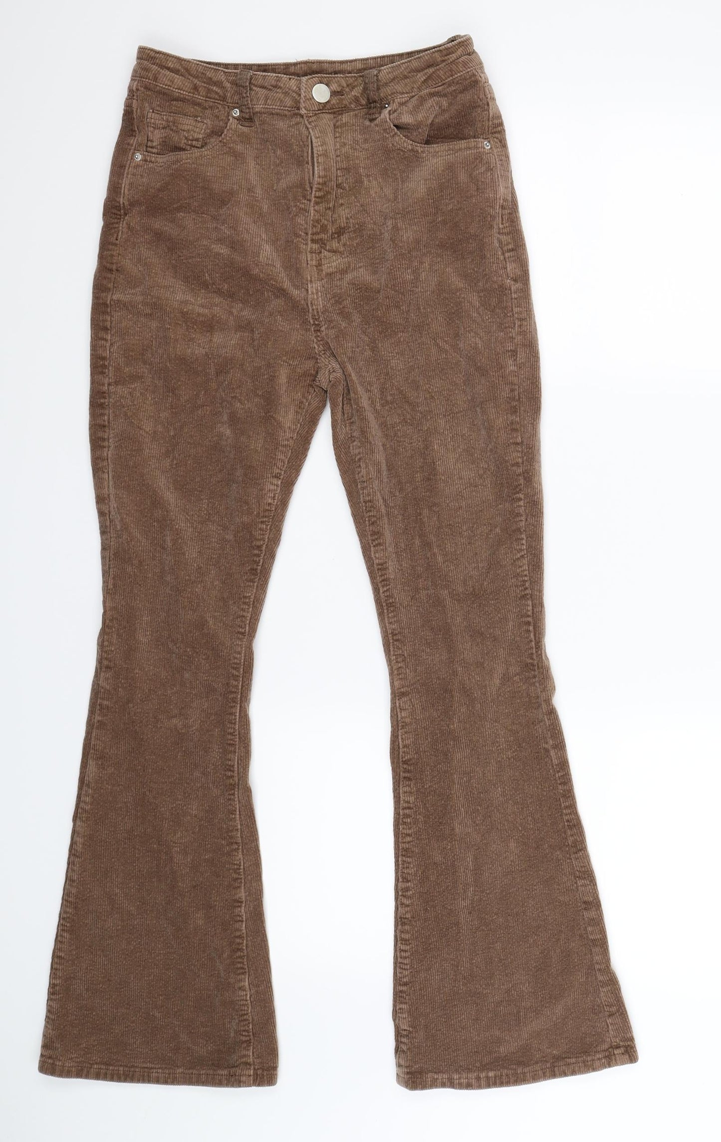 SheIn Womens Beige  Corduroy Trousers  Size S L28 in