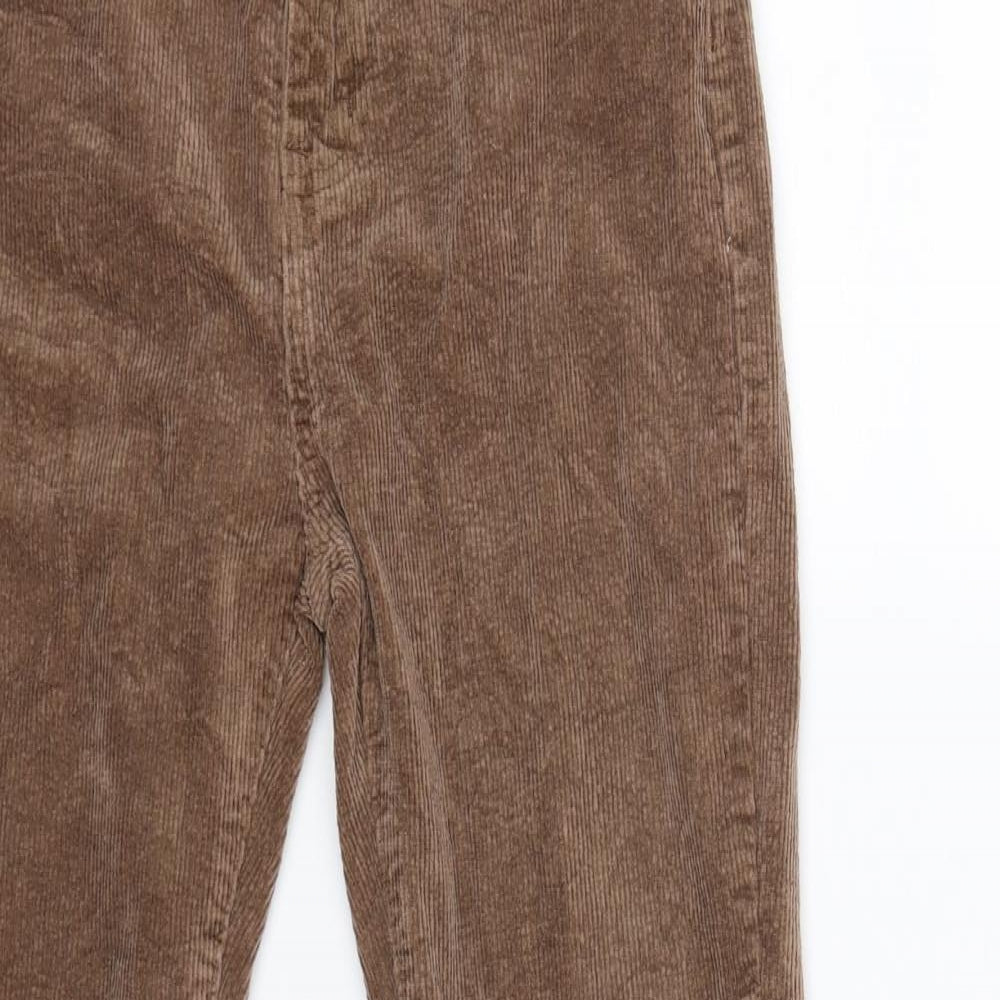 SheIn Womens Beige  Corduroy Trousers  Size S L28 in
