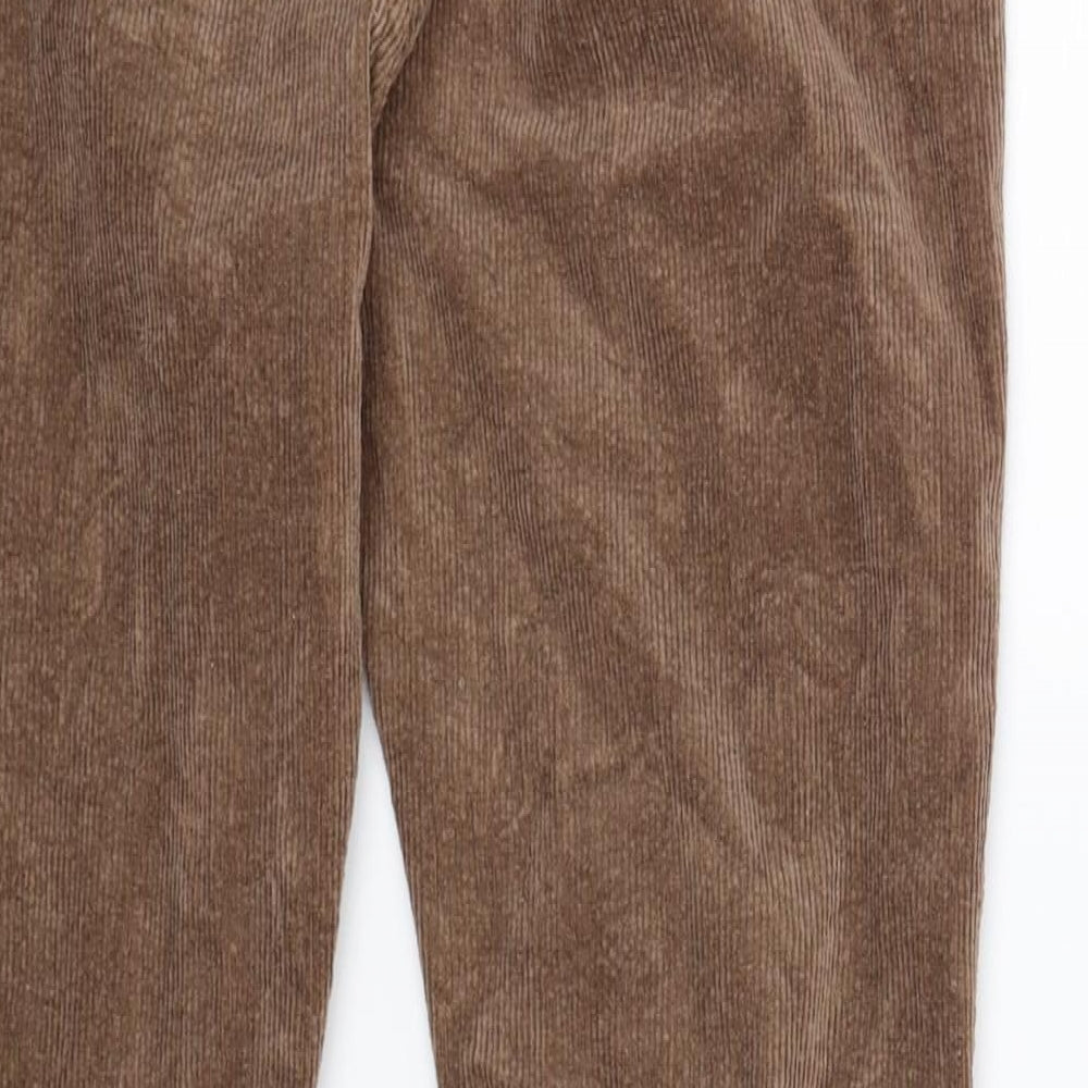 SheIn Womens Beige  Corduroy Trousers  Size S L28 in