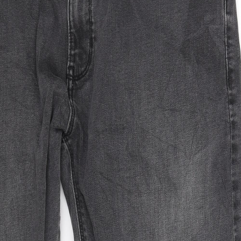 Marks and Spencer Womens Grey  Denim Cropped Jeans Size 36 in L25 in
