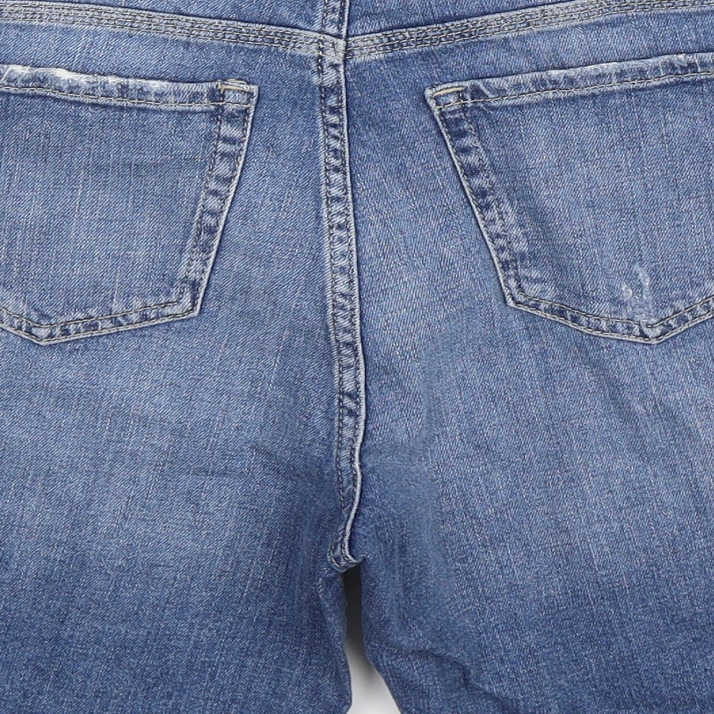 Marks and Spencer Womens Blue  Denim Bermuda Shorts Size 8