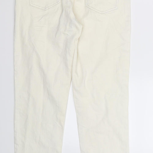 NEXT Womens White  Denim Skinny Jeans Size 8 L30 in