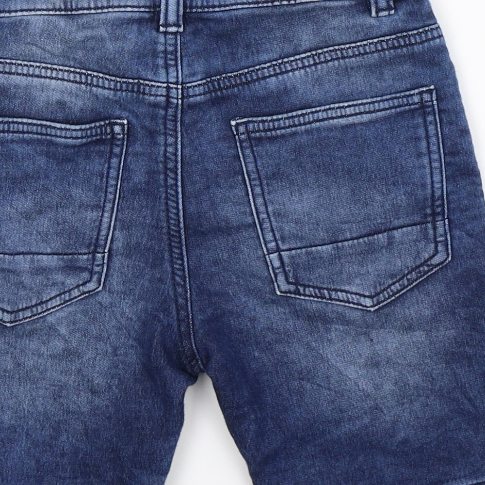 Marks and Spencer Boys Blue  Denim Bermuda Shorts Size 8-9 Years
