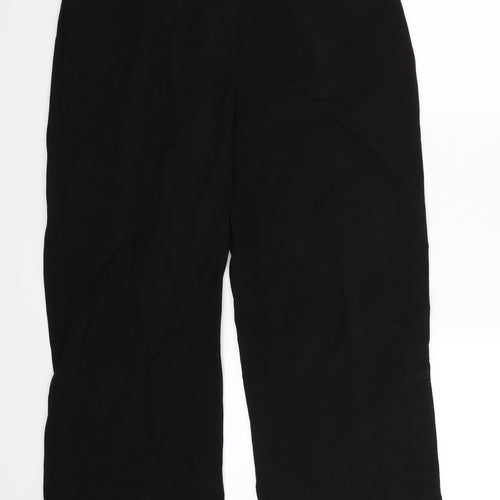 Slimma Womens Black   Trousers  Size 16 L28 in