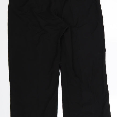 Slimma Womens Black   Trousers  Size 16 L28 in