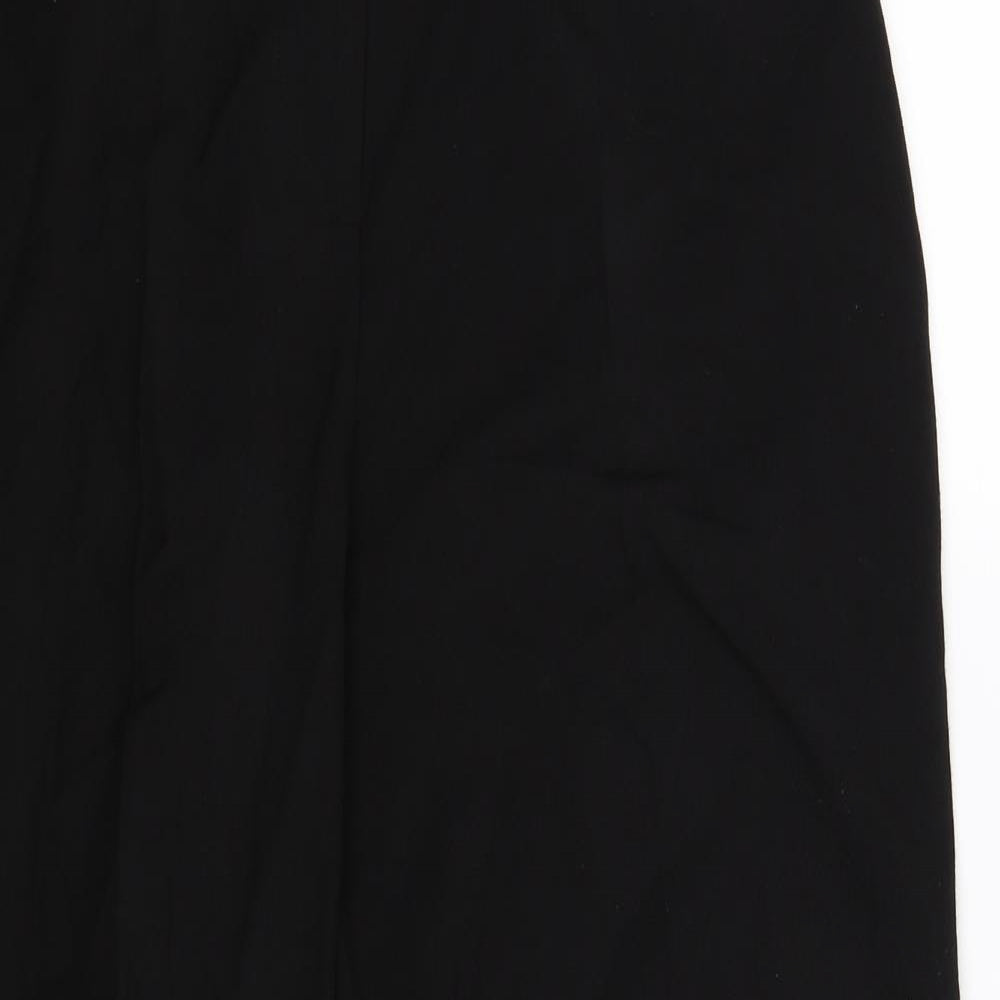 Slimma Womens Black   Trousers  Size 16 L28 in