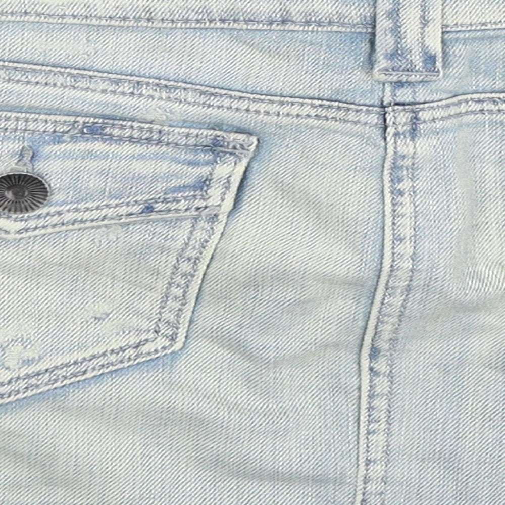 Preworn Womens Blue  Denim Mini Set Size 32 in