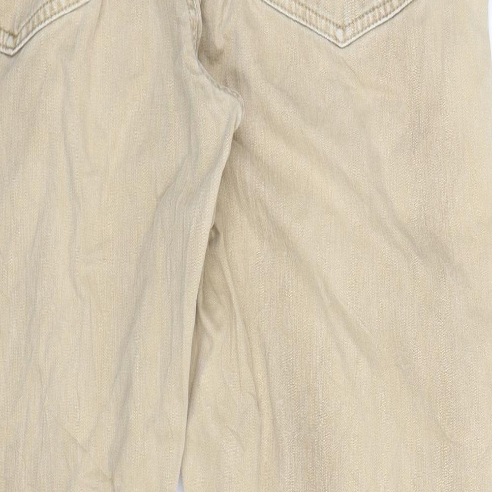 Gap Mens Beige  Denim Straight Jeans Size 38 L32 in