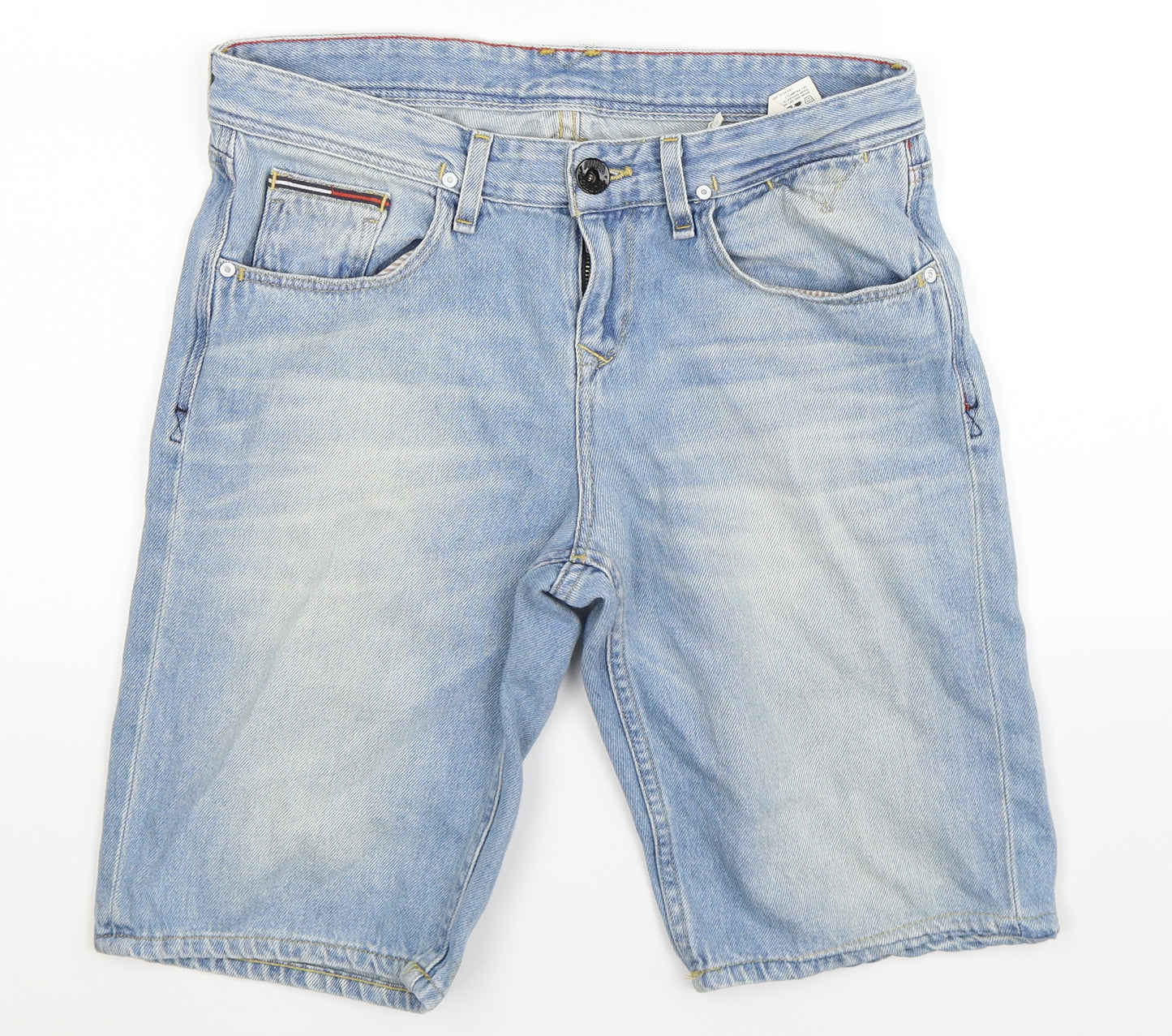 Tommy Hilfiger Womens Blue  Denim Bermuda Shorts Size 32 in