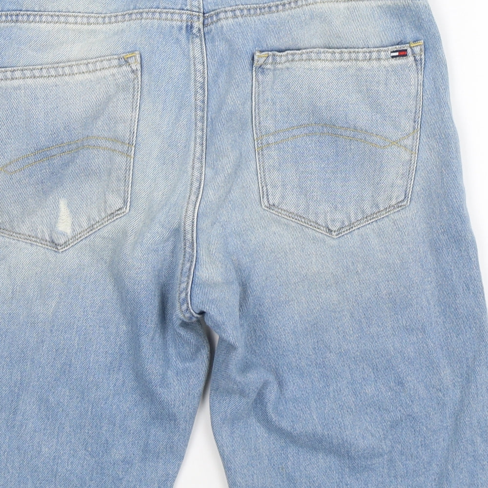 Tommy Hilfiger Womens Blue  Denim Bermuda Shorts Size 32 in