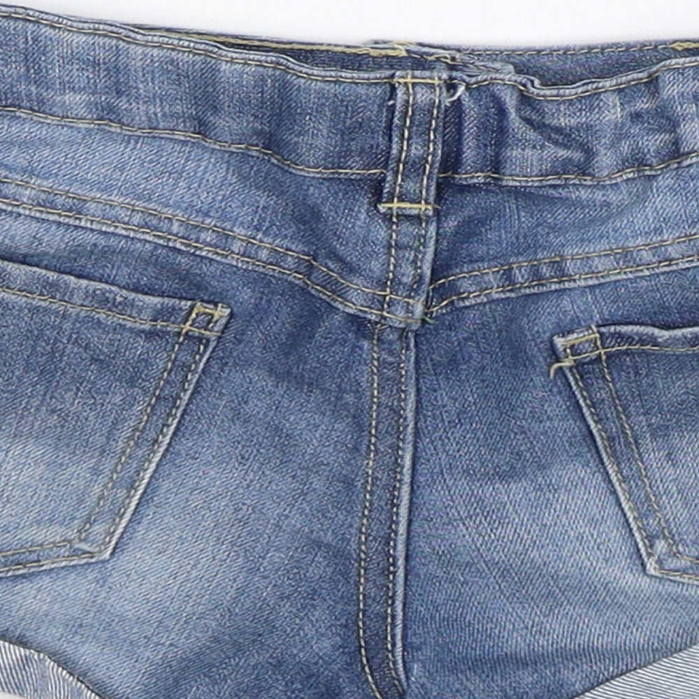George Girls Blue  Denim Hot Pants Shorts Size 12-13 Years
